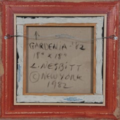 Gardenia, Photorealist Flower Painting by Lowell Blair Nesbitt