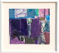 Gary Komarin, "Serie de collages XII", acrílico y collage sobre papel, 1979