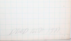 Untitled V, Op Art Abstract Geometric Pencil Drawing David Roth