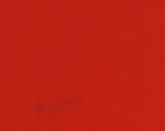 Composition in Red and Blue II