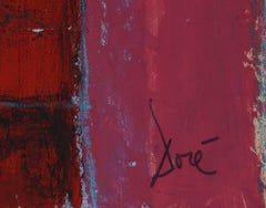 Lady and Flowers, Mixed Media Painting by Jose Canes