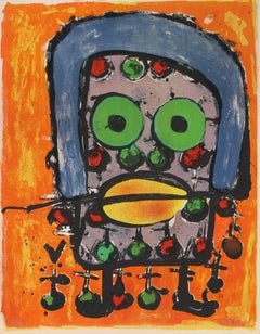 L'Homme, litografia, 1970 circa di Herve Bordas