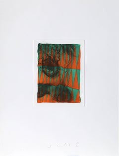 "Triangles, " Etching with Aquatint, 1990