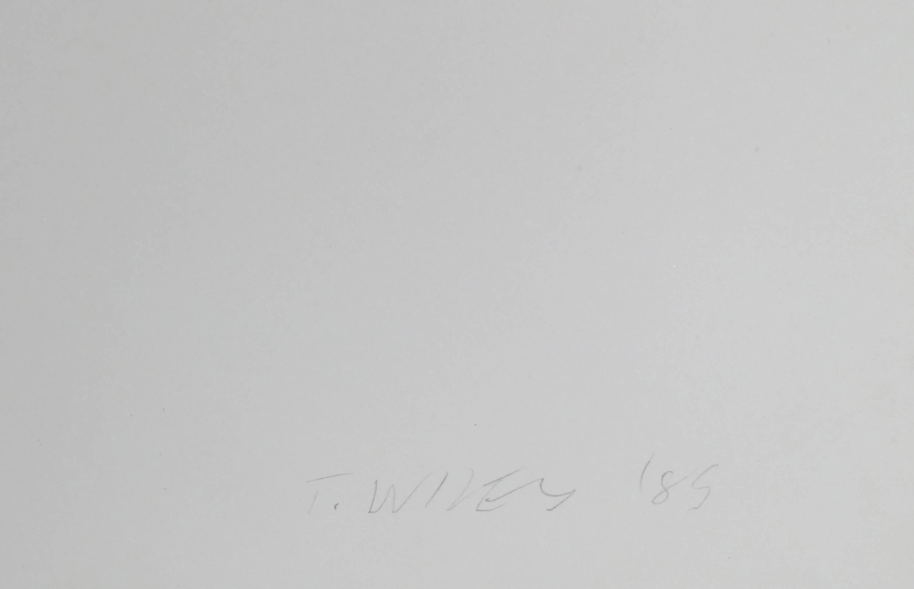 „VII,“ Geometrische abstrakte Monotypie von Tad Wiley im Angebot 2