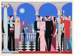 "The Grand Party, " Serigraph on Arches Paper, 1986
