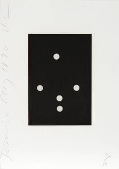 12 from the Dominoes Portfolio, Aquatint Etching, 1990
