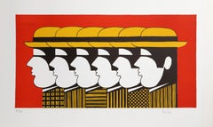 "Personnages, " Screenprint, circa 1970