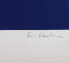 Abstract with Animal Line Studies, Linocut Print by Eric Newton, circa 1955