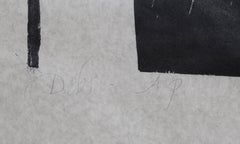 Homage to Gene Debs, Woodcut Print on Rice Paper by Leonard Baskin