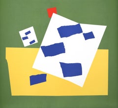Abstrakter abstrakter Siebdruck, 1972