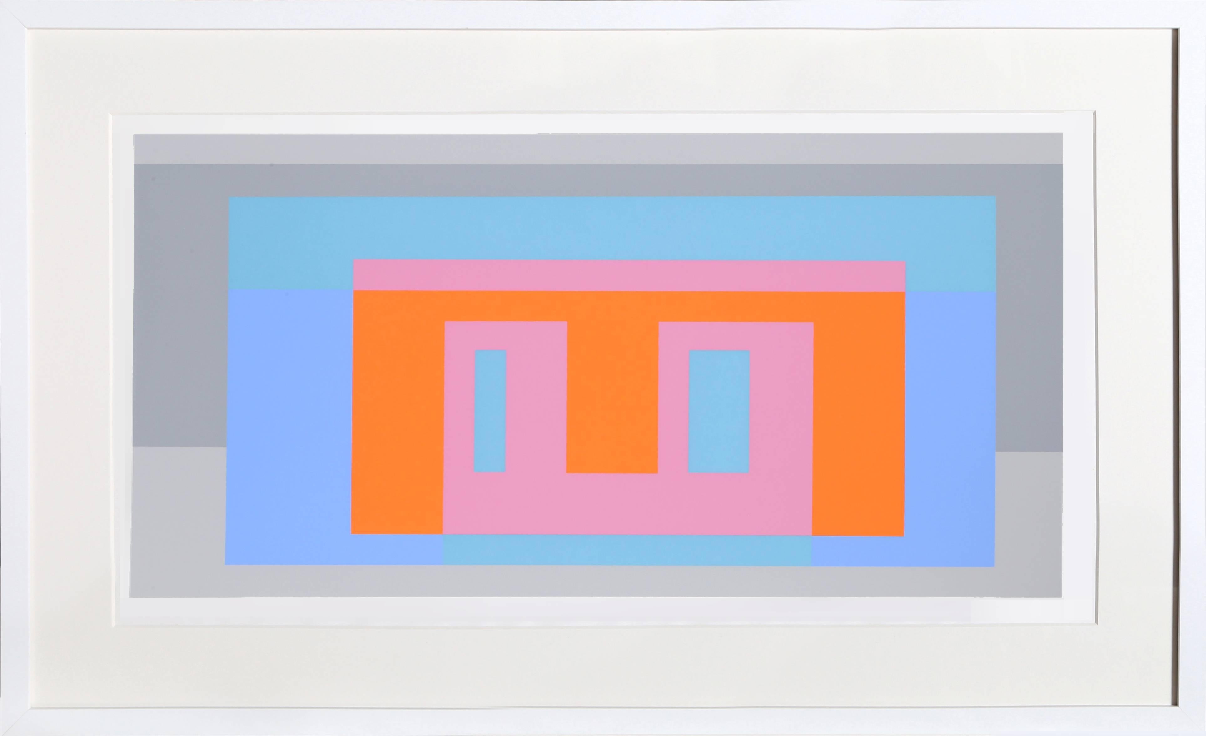 Artist:	Josef Albers
Title:	Portfolio 1, Folder 17, Image 1 
Year:	1972
Medium:	Silkscreen
Edition:	1000
Paper Size:	15 x 20 inches (38.1 x 50.8 cm)
Frame: 18 x 22 inches

from Formulation: Articulation published by Harry N. Abrams, Inc., and New