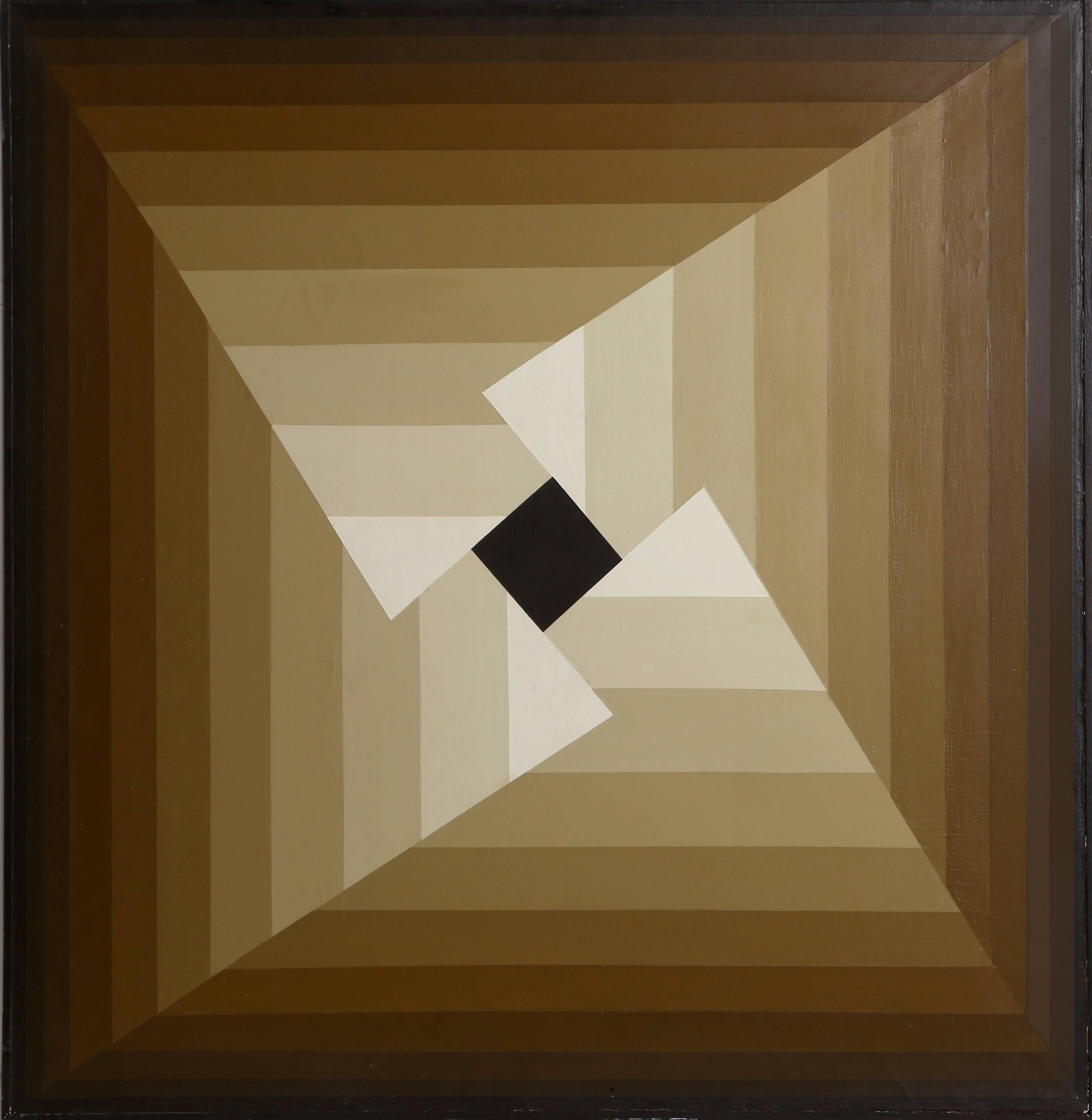 Artist: Roy Ahlgren, American (1927 - 2011)
Title: Aperture
Year: 1976
Medium: Acrylic on Canvas, signed verso
Size: 30 x 30 in. (76.2 x 76.2 cm)