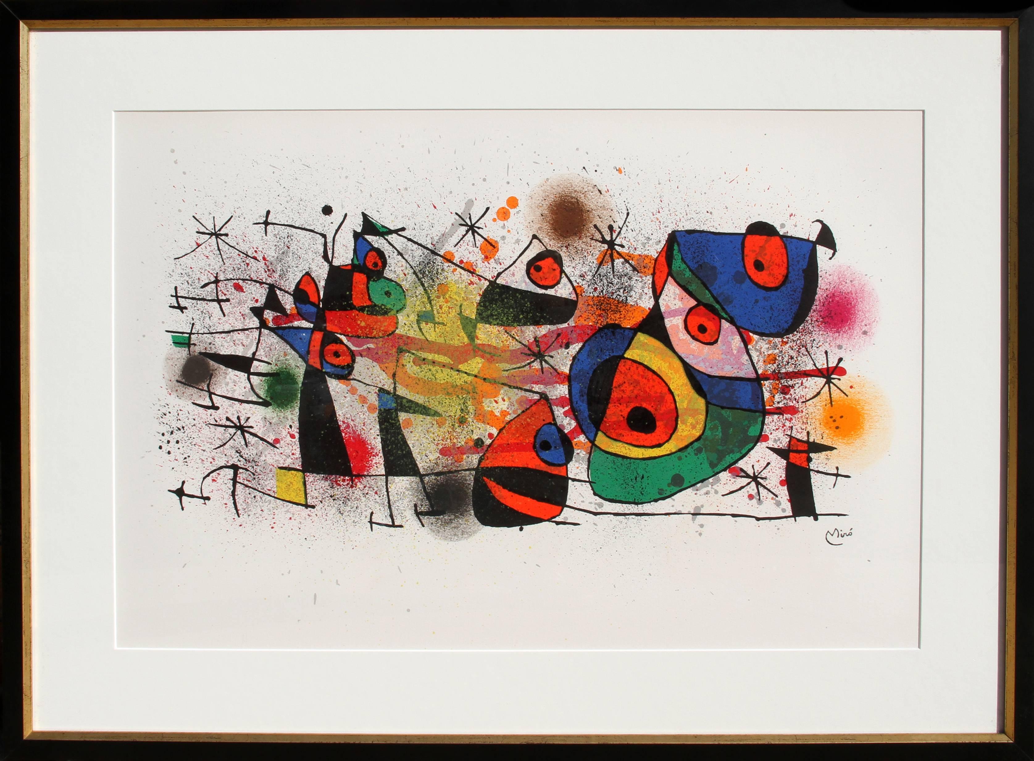 Joan Miró Abstract Print - Céramiques, from Céramiques de Miro et Artigas 