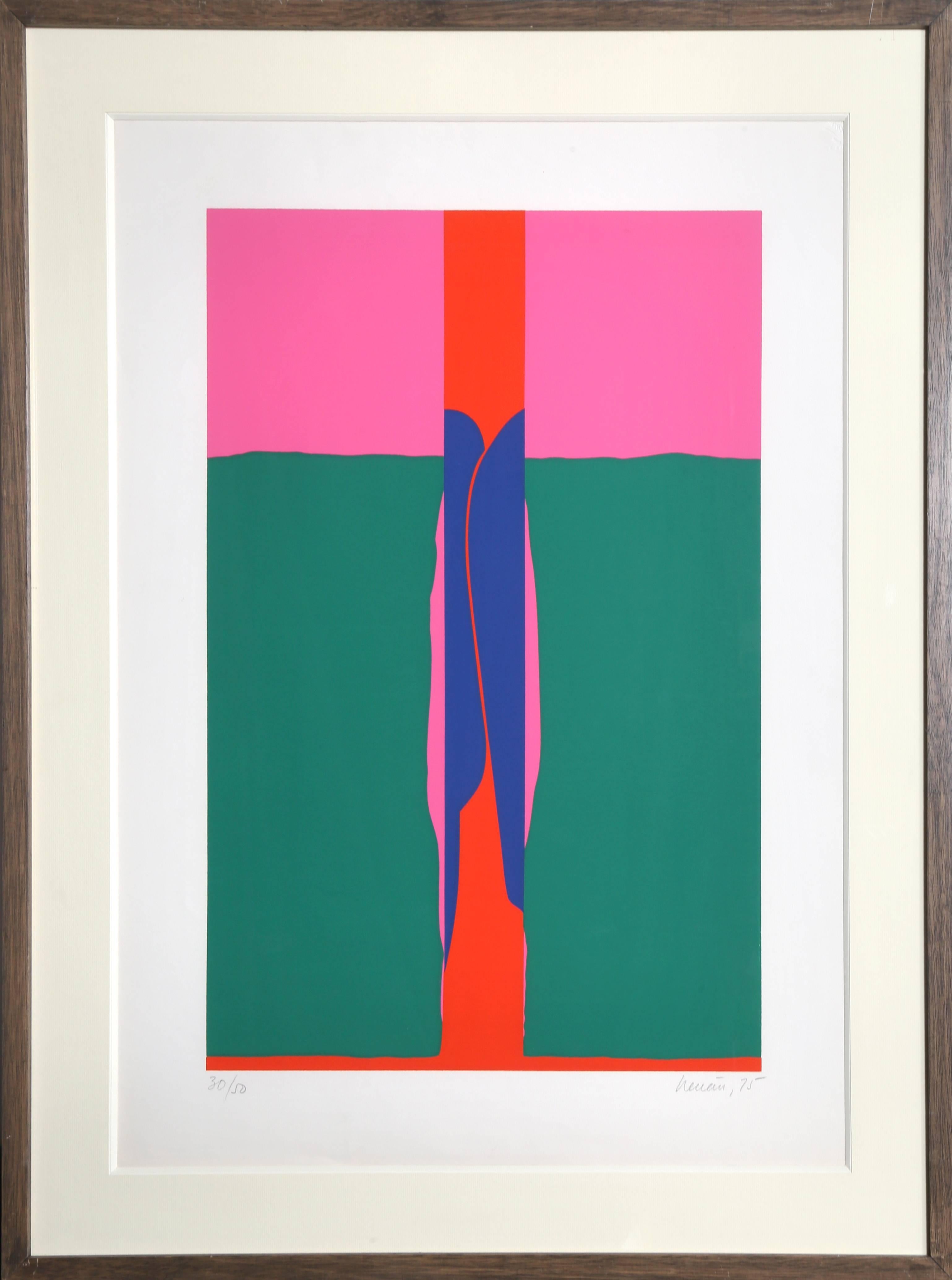 Alvaro Herran Chavez Abstract Print - Landscape #6
