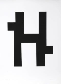 S-2-78, sérigraphie minimaliste de Nassos Daphnis