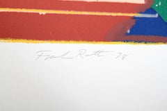 Untitled - Two Wedges, Abstract Screenprint by Frank Roth