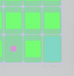untitled 2 from the Seasons Suite, Geometric Screenprint by Arthur Boden