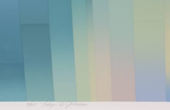 Sonidos del Espacio nº 2, Serigrafía abstracta geométrica sobre Evelyn B. Johnson