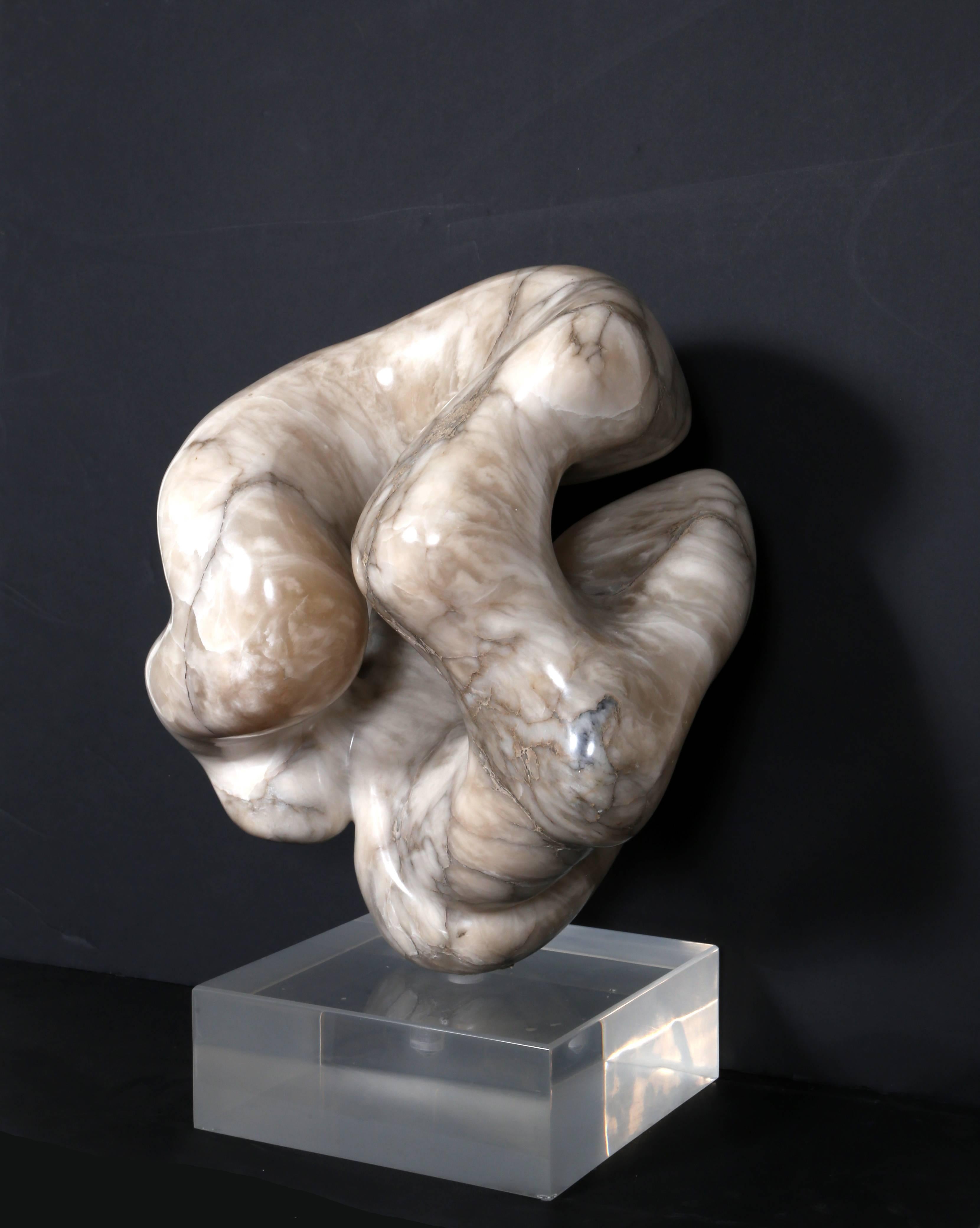 Artist:	Bruno Facchini
Title: untitled 
Year: 1978
Medium:	Marble Sculpture, signature and date inscribed
Size: 20 x 14 x 16 in. (50.8 x 35.56 x 40.64 cm)
Base: 4 x 11 x 11 inches

