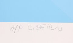 Senza titolo 2, serigrafia geometrica astratta di Carmen Cicero