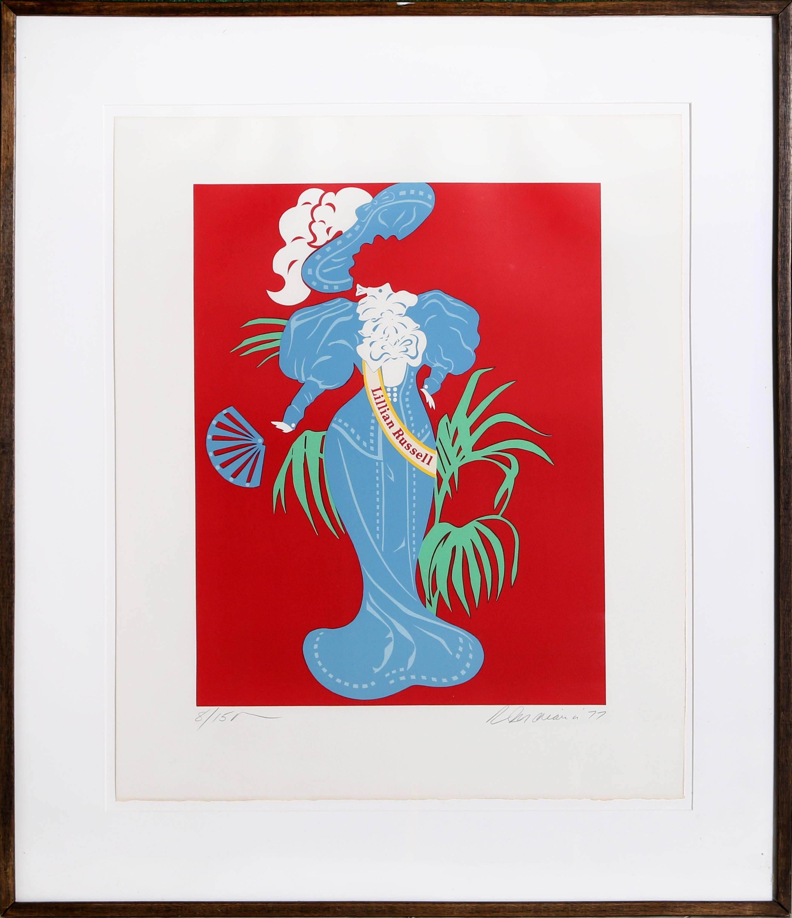 Lillian Russell from the Mother of us All Suite by Robert Indiana