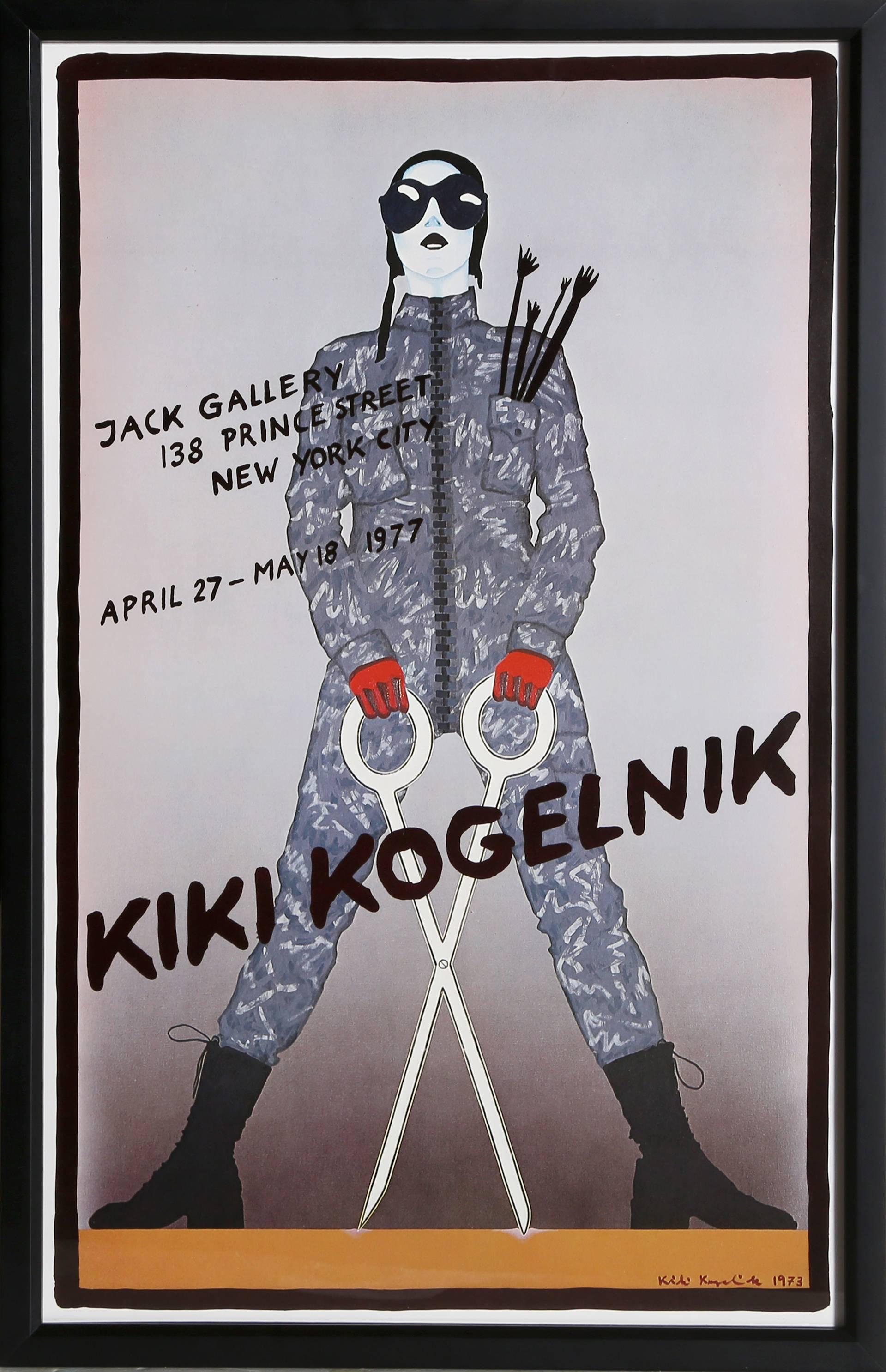 Kiki Kogelnik Figurative Print - Jack Gallery 1977