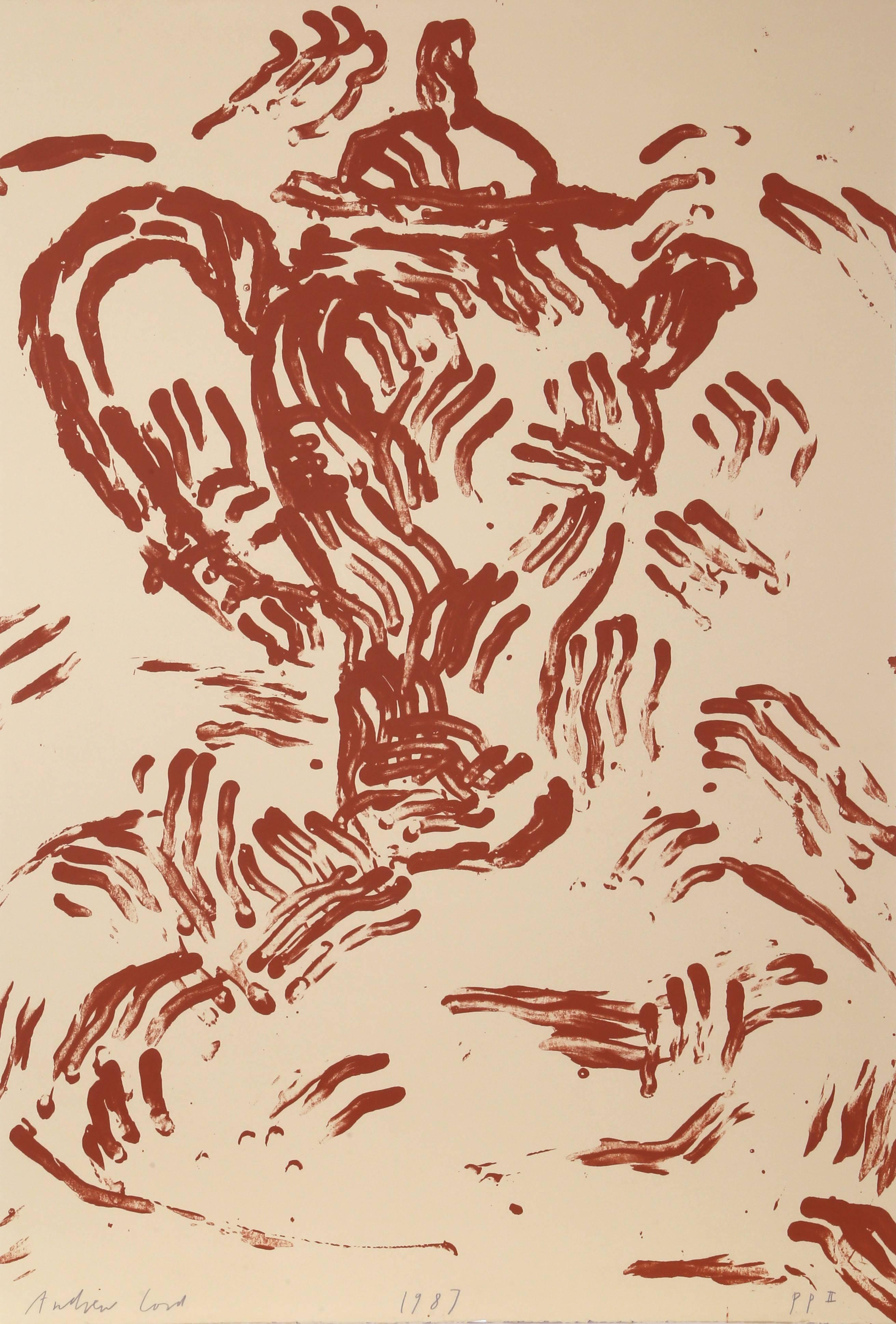 Artista: Andrew Lord, Británico (1950 - )
Título Tetera 
Año: 1987
Medio: Litografía, Firmada y numerada a lápiz
Edición: PP II
Tamaño: 111,76 cm x 76,2 cm (44 pulg. x 30 pulg.)