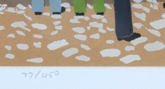 Écran en soie de la bourse de New York:: par Wooster Scott