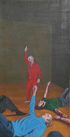 Group Hypnosis, Painting by Robin Tewes