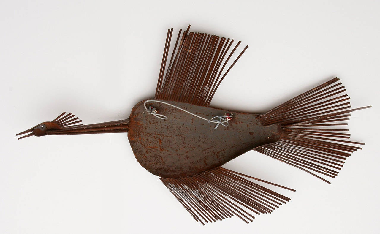 welded fish art