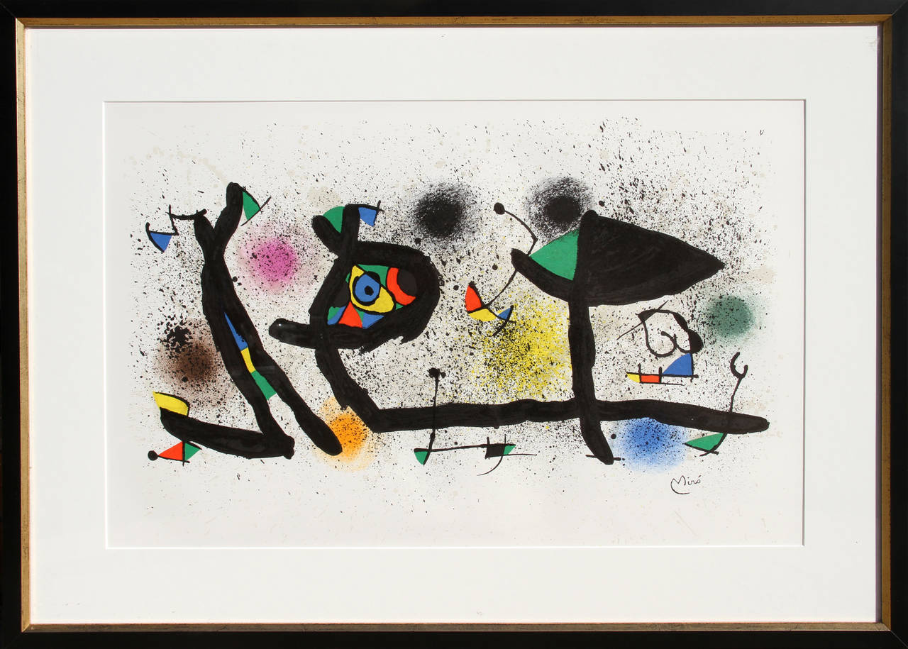 Joan Miró Abstract Print - Sculptures (M. 950)