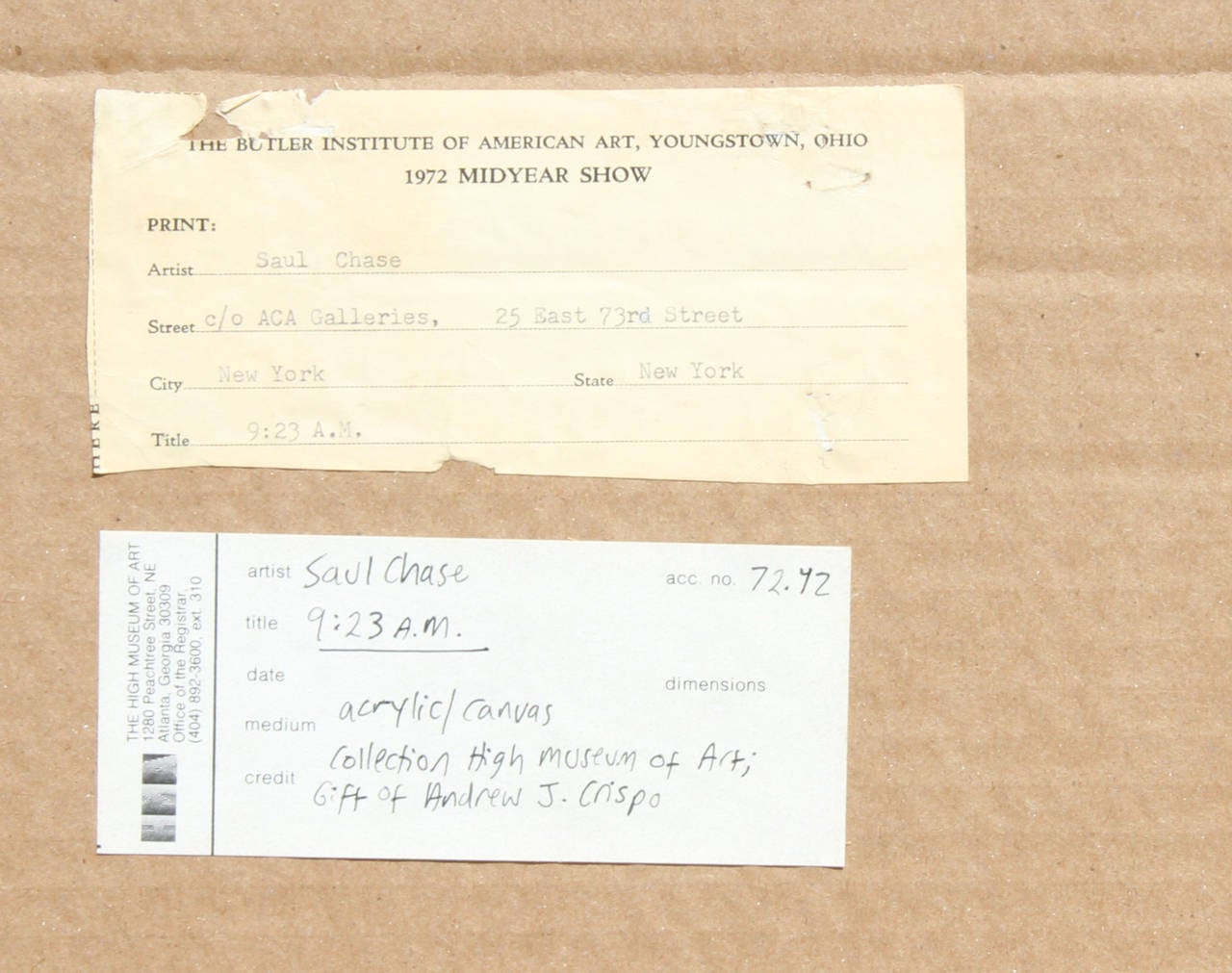 9:23 AM, Minimalist Cityscape Painting by Saul Chase