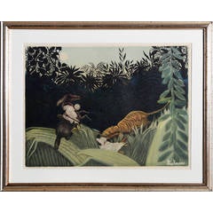La Chasse au Tigre (after Rousseau) 9