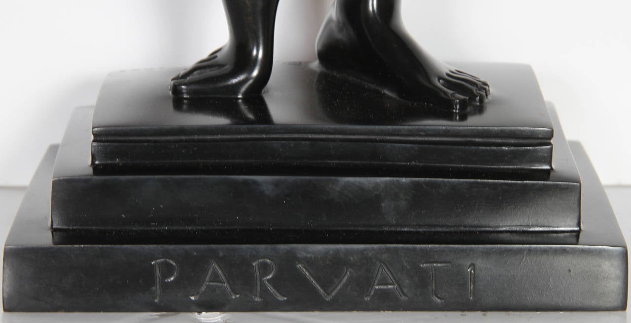 Parvati - Sculpture by Allan Clark