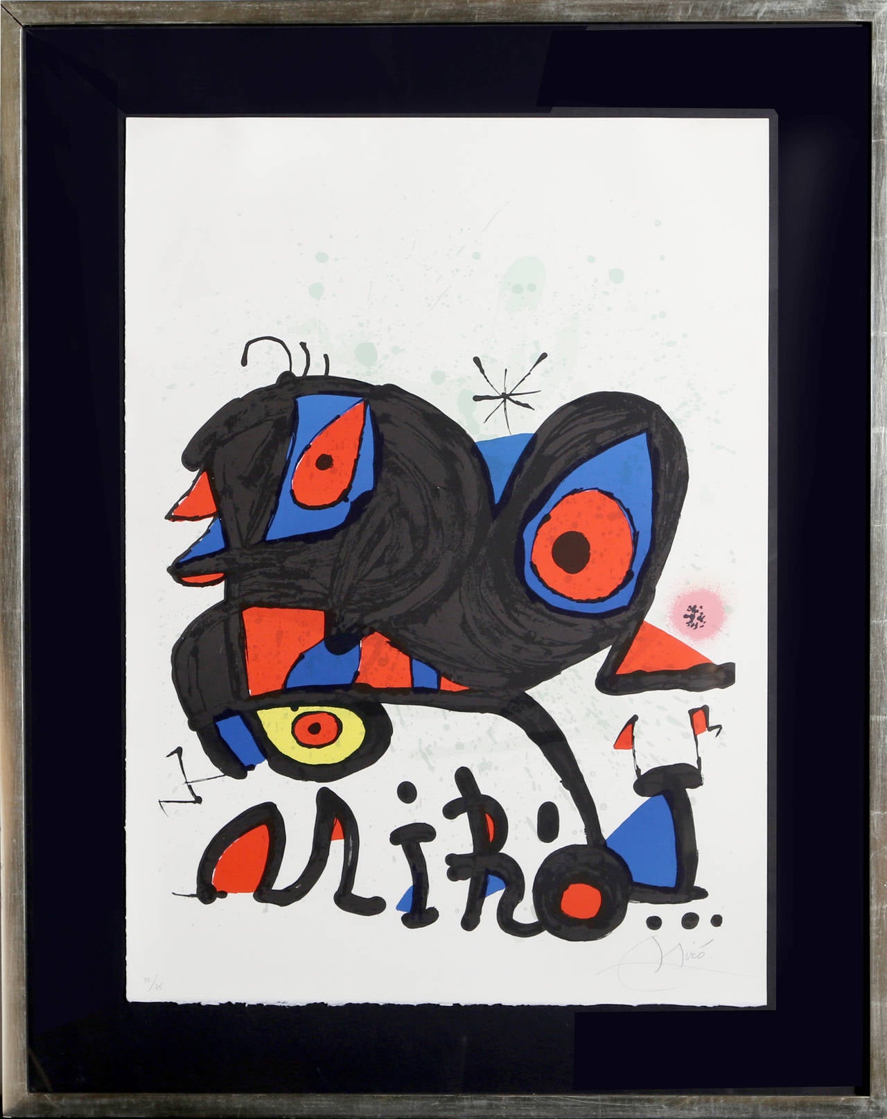 Joan Miró Abstract Print - Louisiana Museum