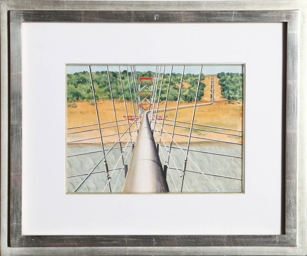 Clarence Holbrook Carter Landscape Painting - Pipeline