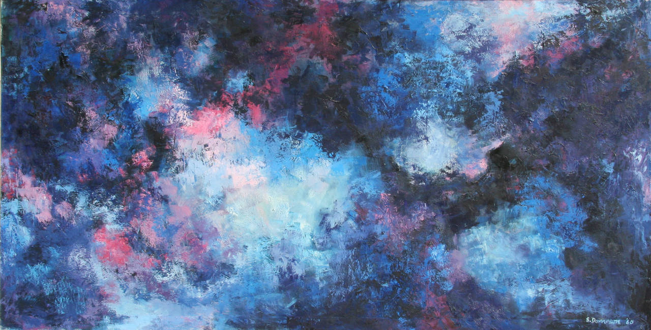 Seena Donneson Abstract Painting - Untitled 3 (Galaxy)
