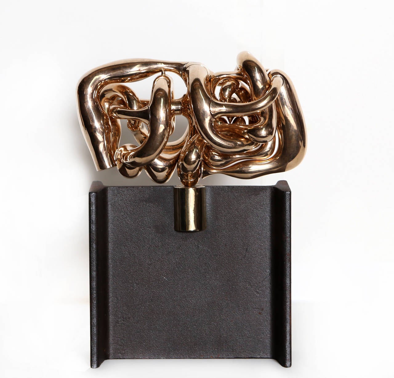Miguel Ortiz Berrocal Abstract Sculpture - Salvador y Dalila (Opus 157)