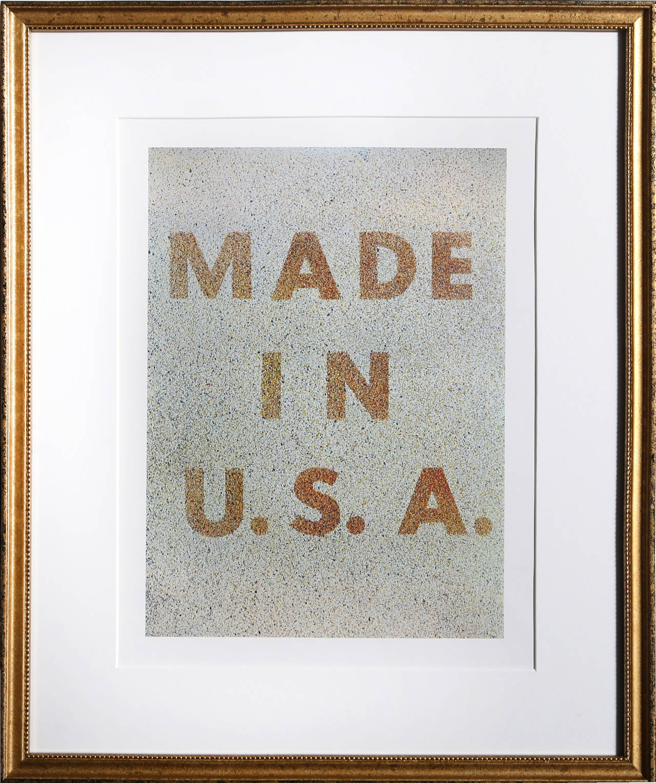 Ed Ruscha Abstract Print - America: Her Best Product (Made in USA)