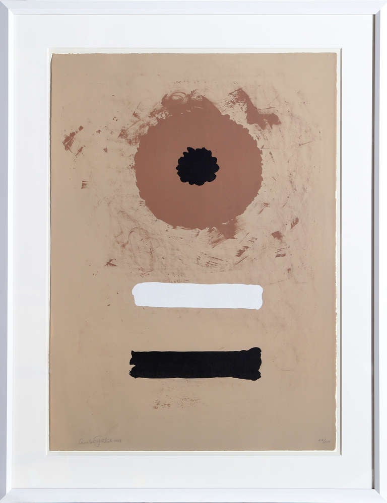 Adolph Gottlieb Abstract Print - Two Bars