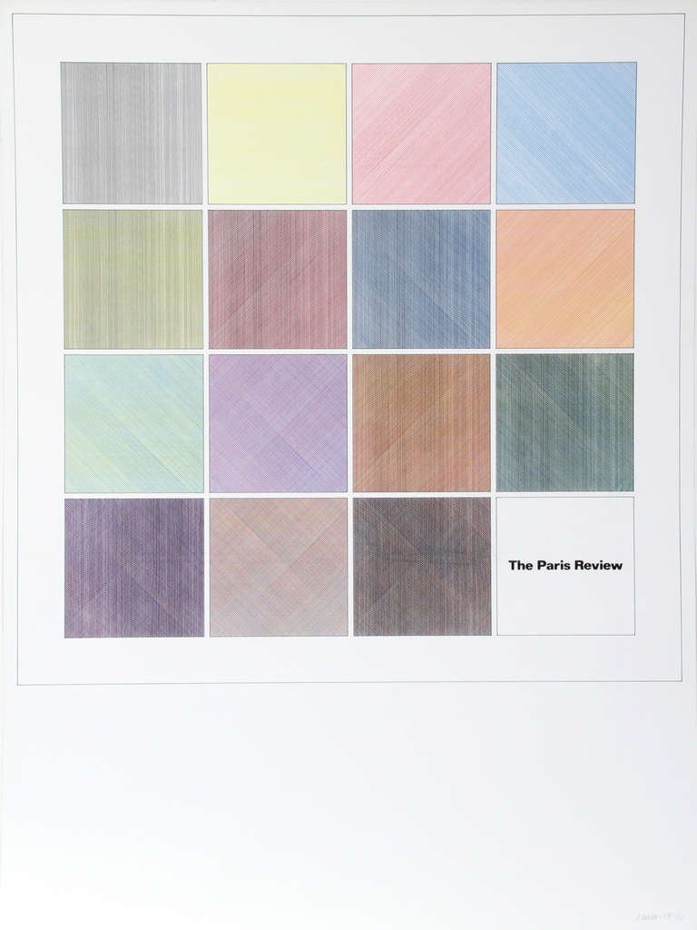 Sol LeWitt Abstract Print - The Paris Review
