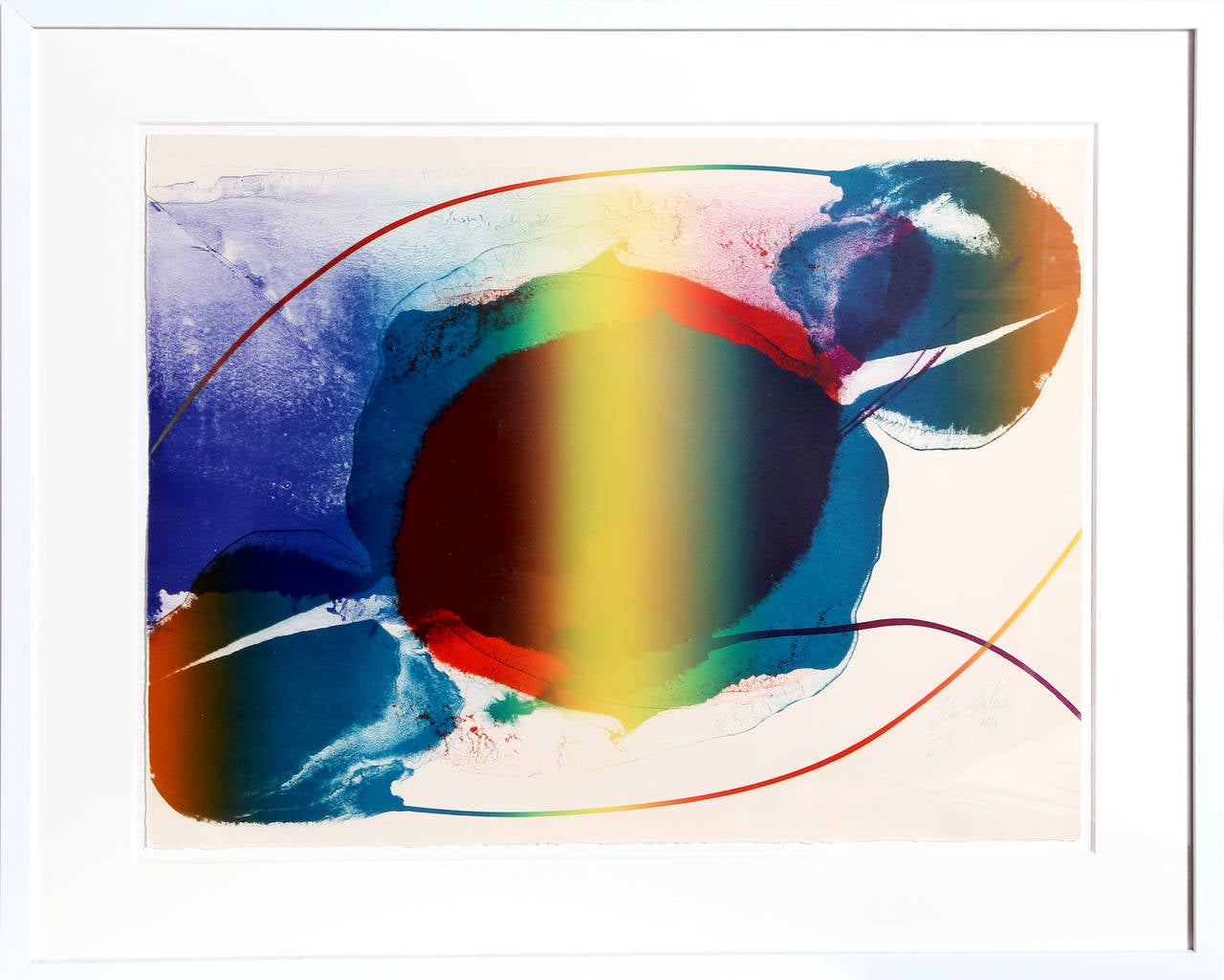 Paul Jenkins Abstract Print - Phenomena Open Light