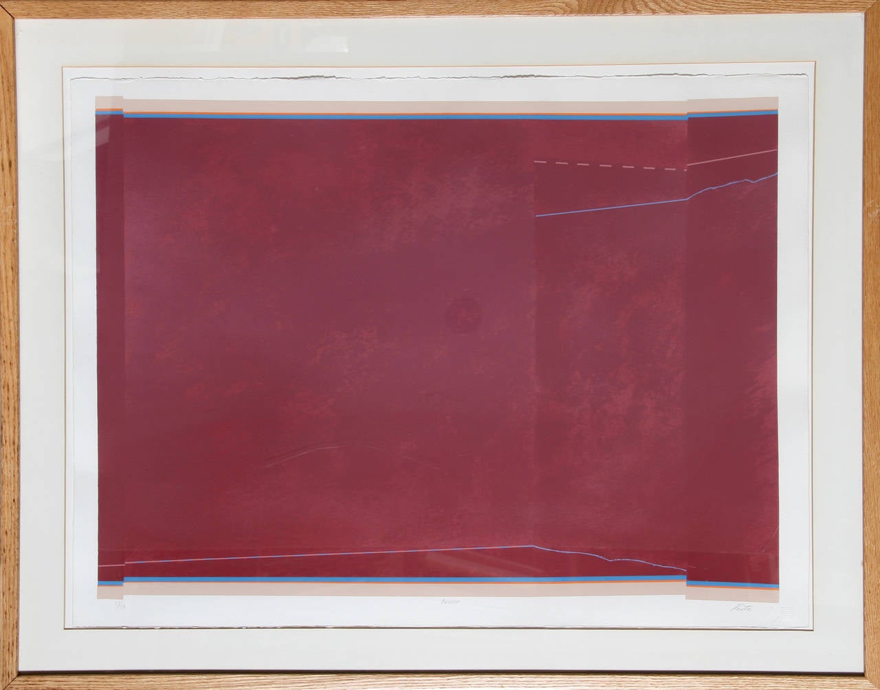 Robert Rector Abstract Print - untitled