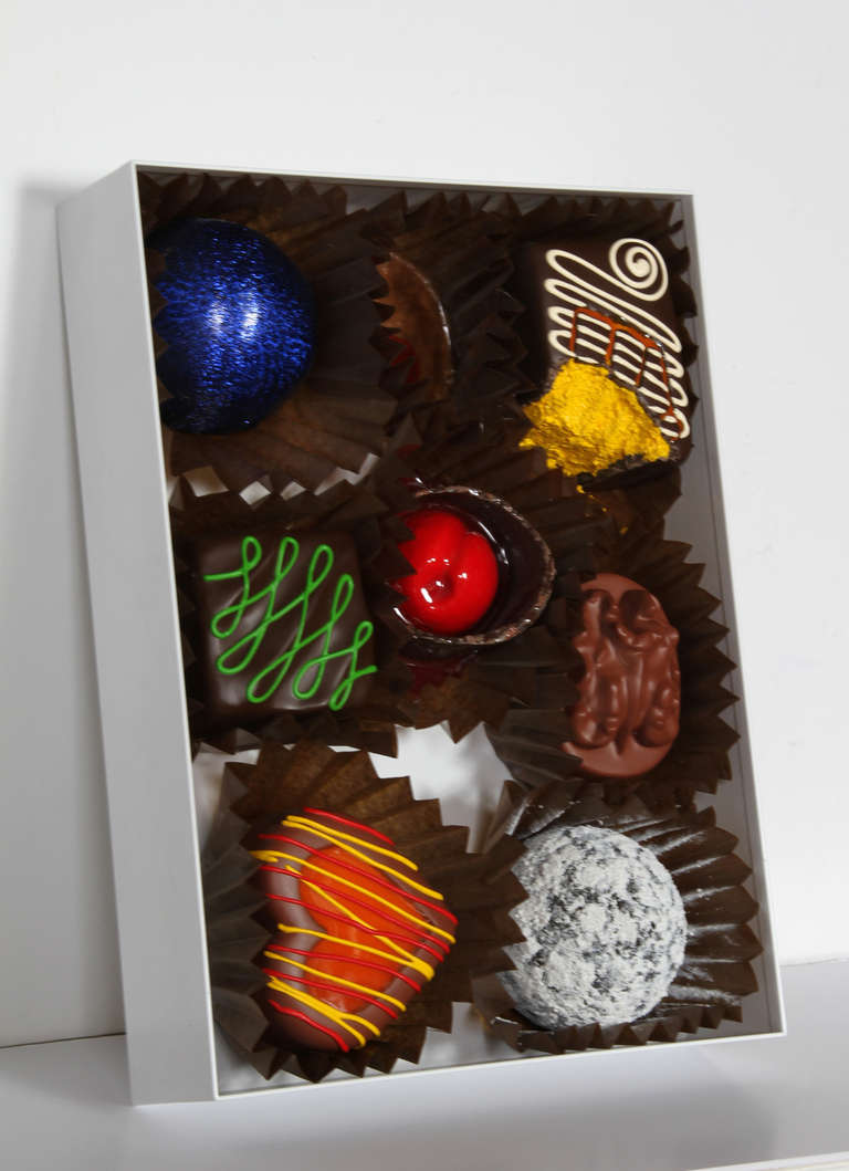 Special Assortment (Eight Chocolates) - Sculpture by Peter Anton