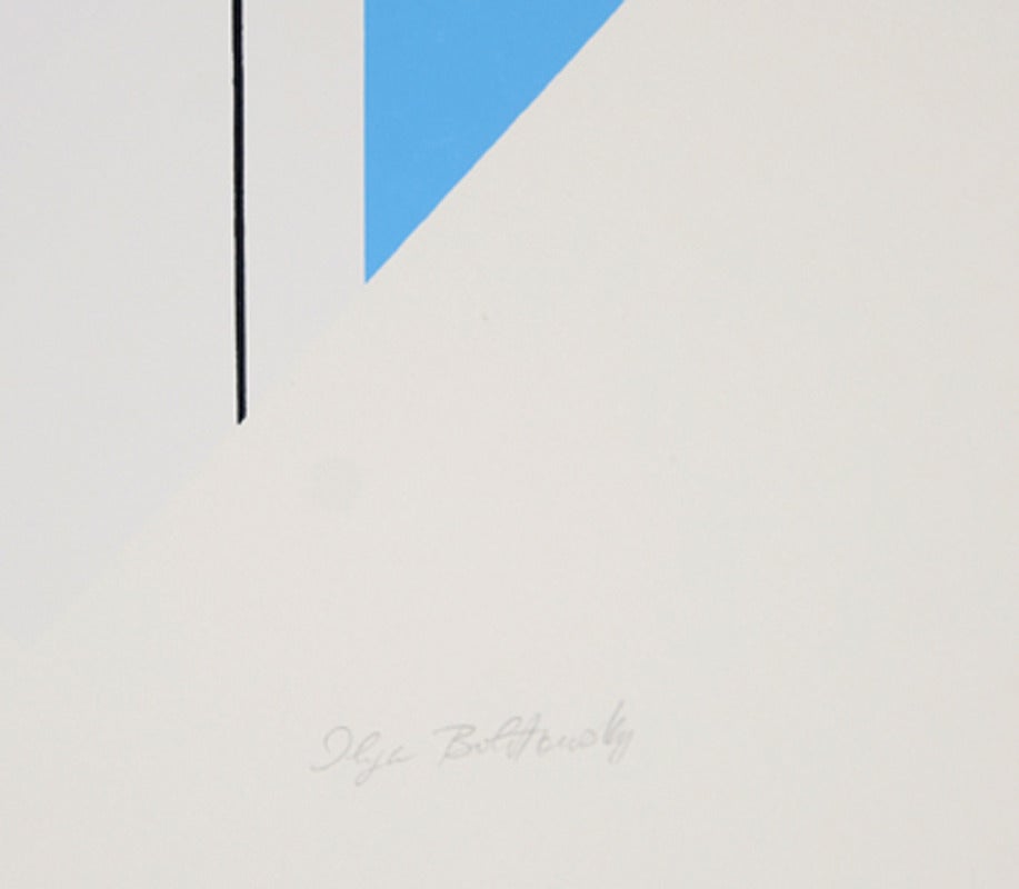 Series 5, Geometric Silkscreen by Bolotowsky - Print by Ilya Bolotowsky