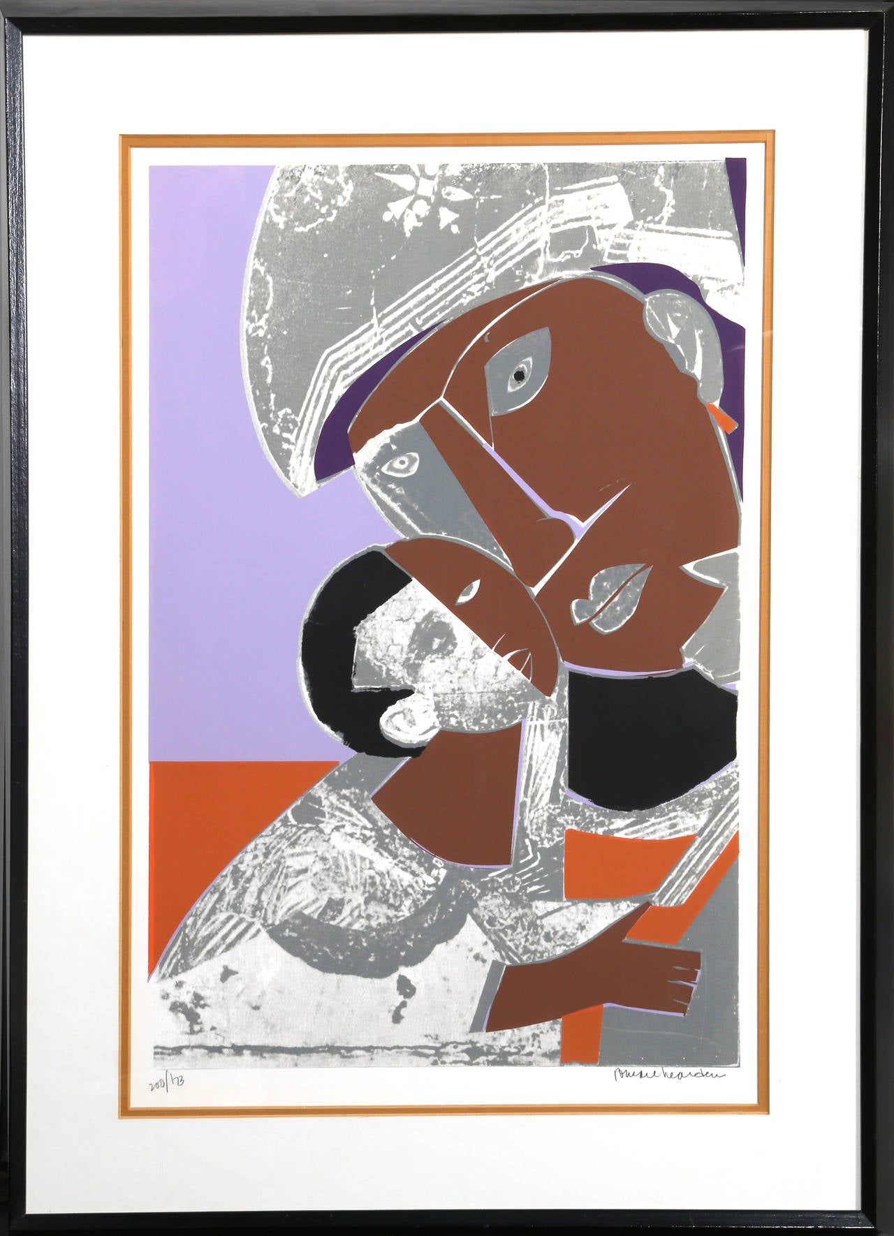 Romare Bearden Portrait Print - Mother and Child