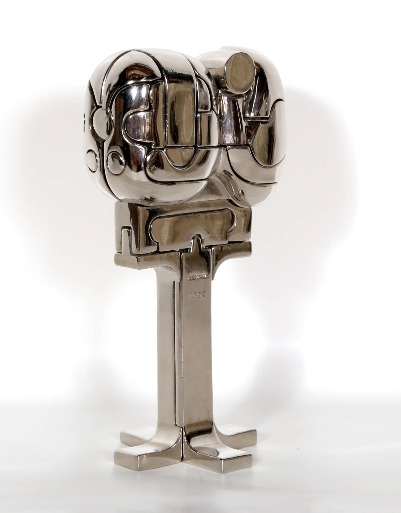 Mini Cristina - Surrealist Sculpture by Miguel Ortiz Berrocal