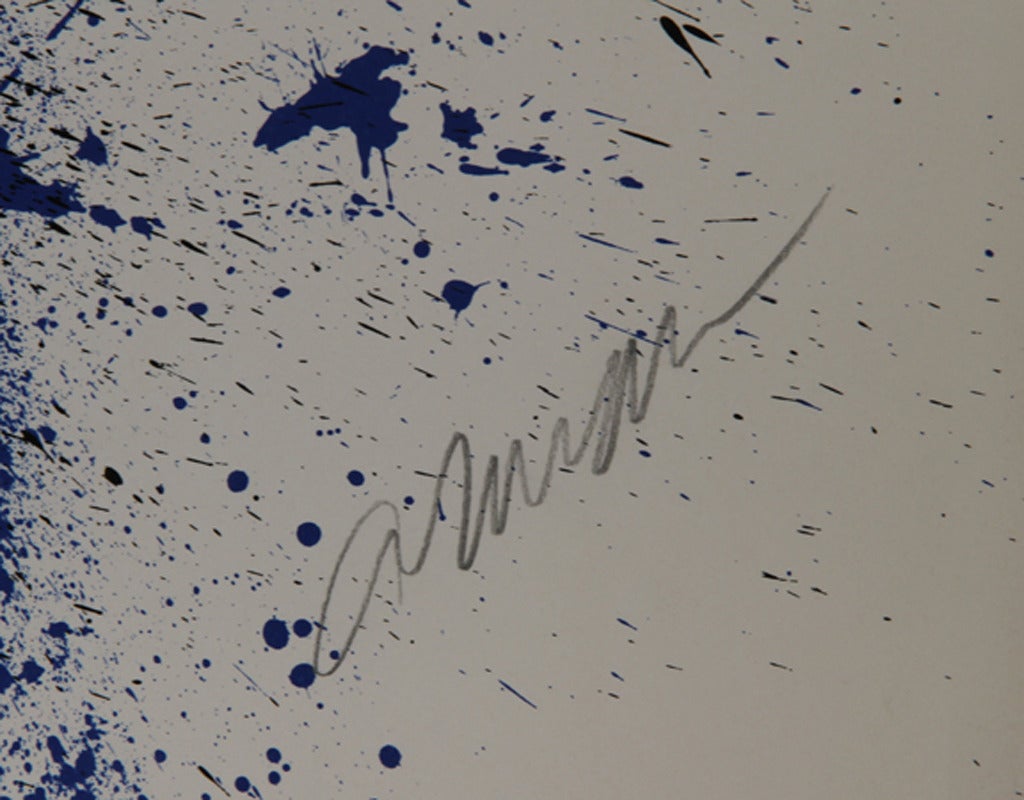 Fuego cruzado, Violín Serigrafía de Arman - Print de Fernandez Arman