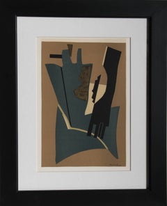 San Lazzaro, Cubist Composition by Alberto Magnelli