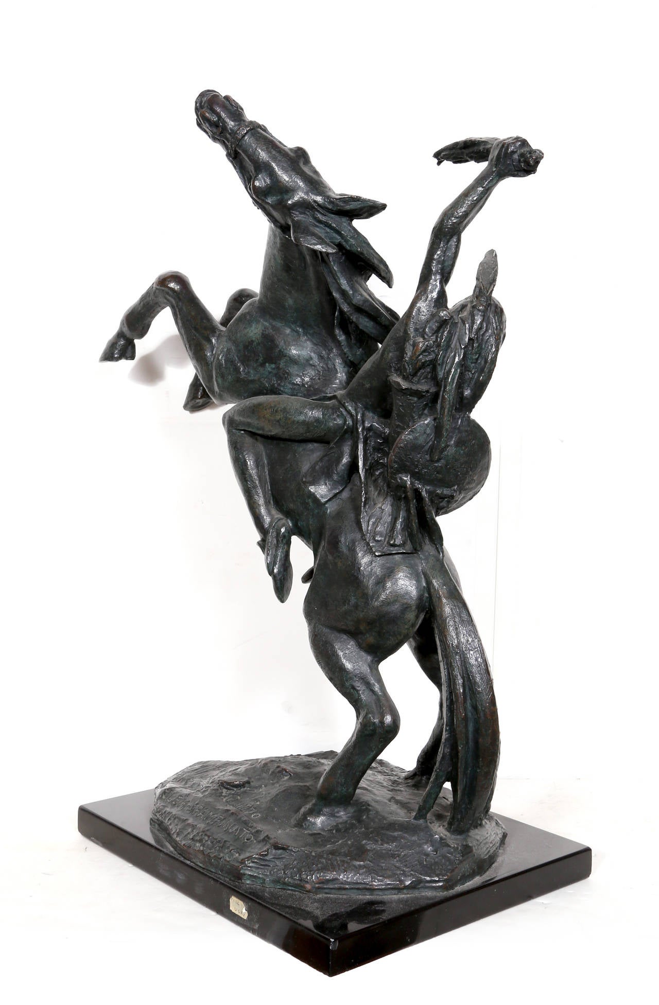 Oohiye, Bronzeskulptur von Clemente Spampinato im Angebot 2